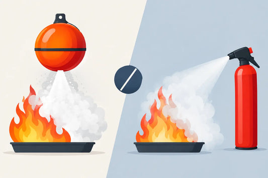 Fire Ball Versus Aerosol Extinguisher Compared