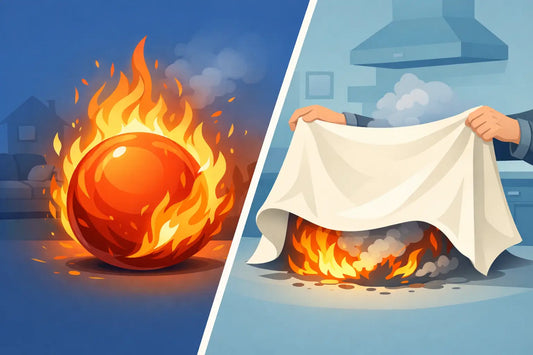 Fire Ball vs Fire Blanket for Home Safety