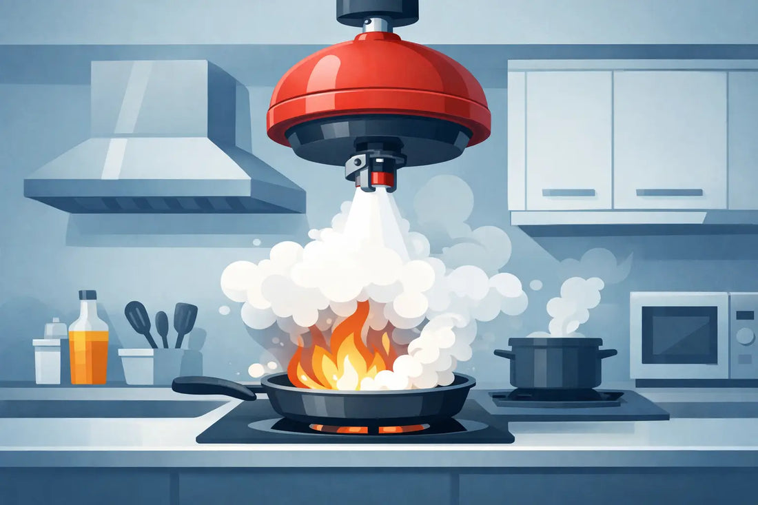 Automatic Fire Extinguisher for Kitchen Use