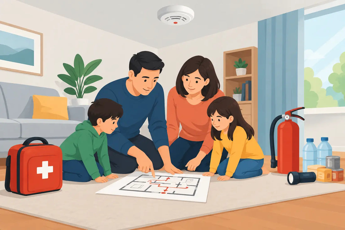 Family Fire Emergency Preparedness Starts at Home
