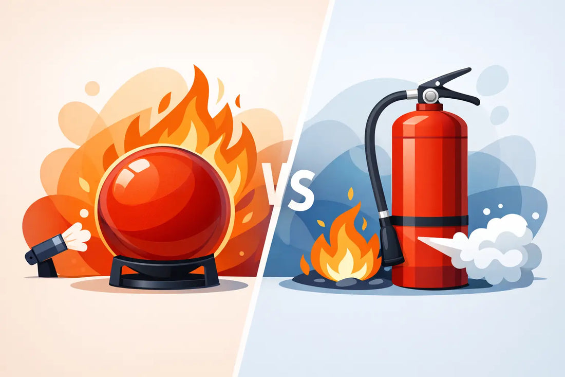 Fire Extinguisher Ball vs Traditional Extinguisher