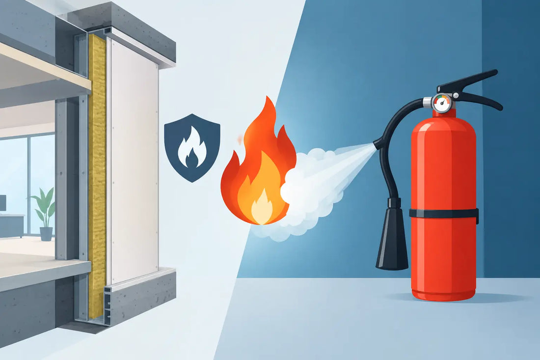 Passive Fire Protection vs Extinguisher: What Works?