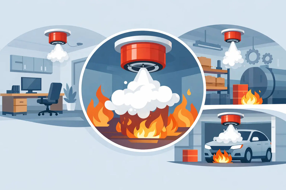 Where to Place Automatic Fire Extinguisher