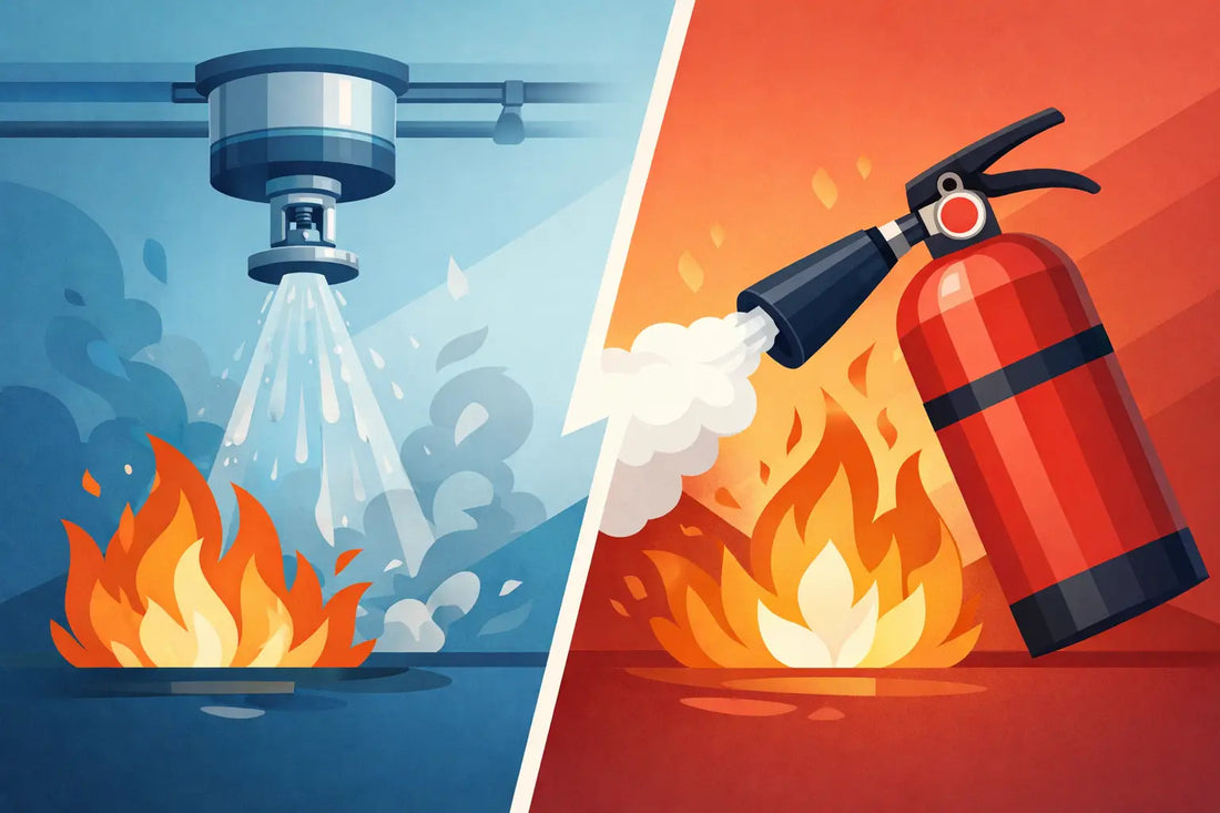 Automatic Suppression vs Extinguisher: What Wins?